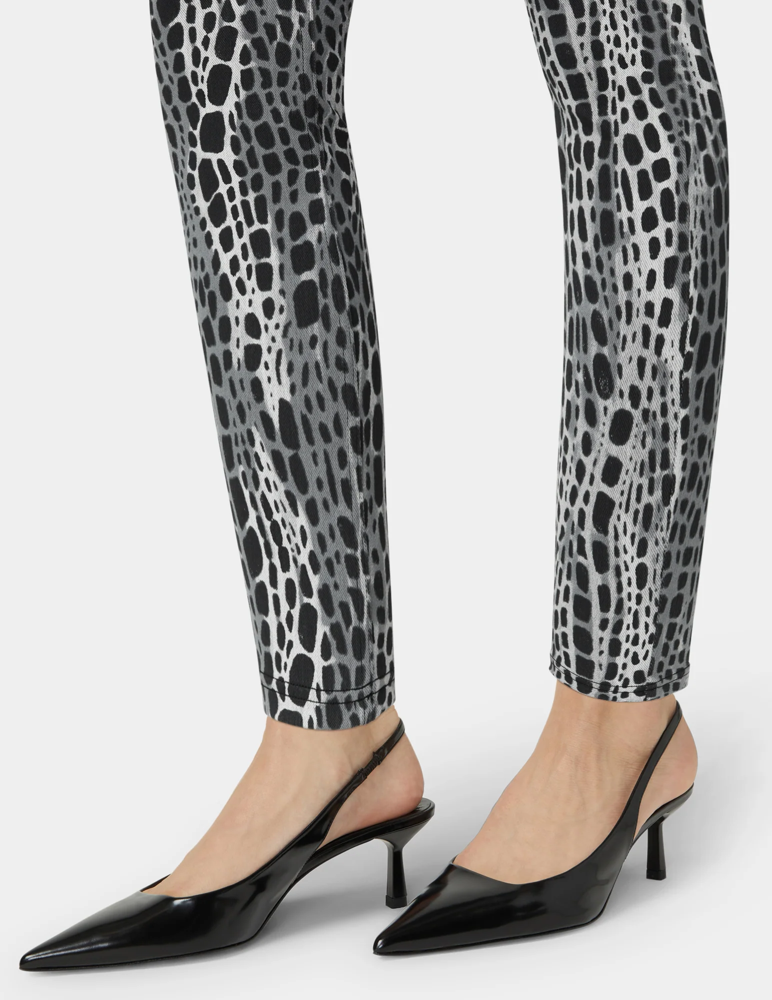 Abstract Animal Denim Legging - Image 6