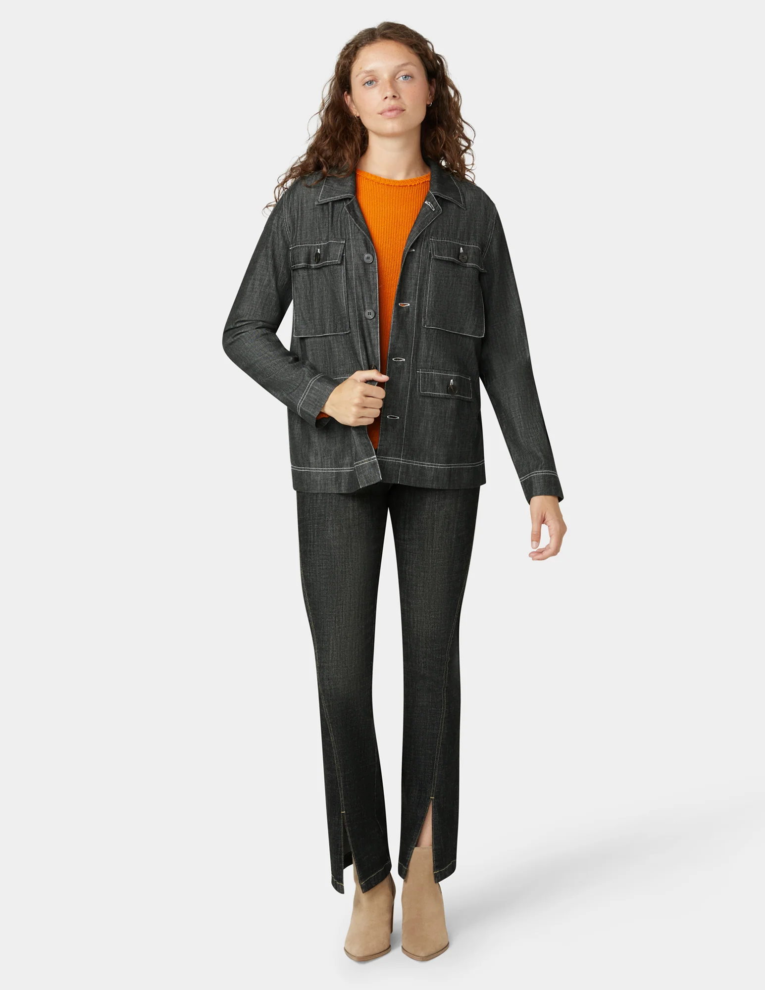 Crosshatch Denim Bootcut - Image 7