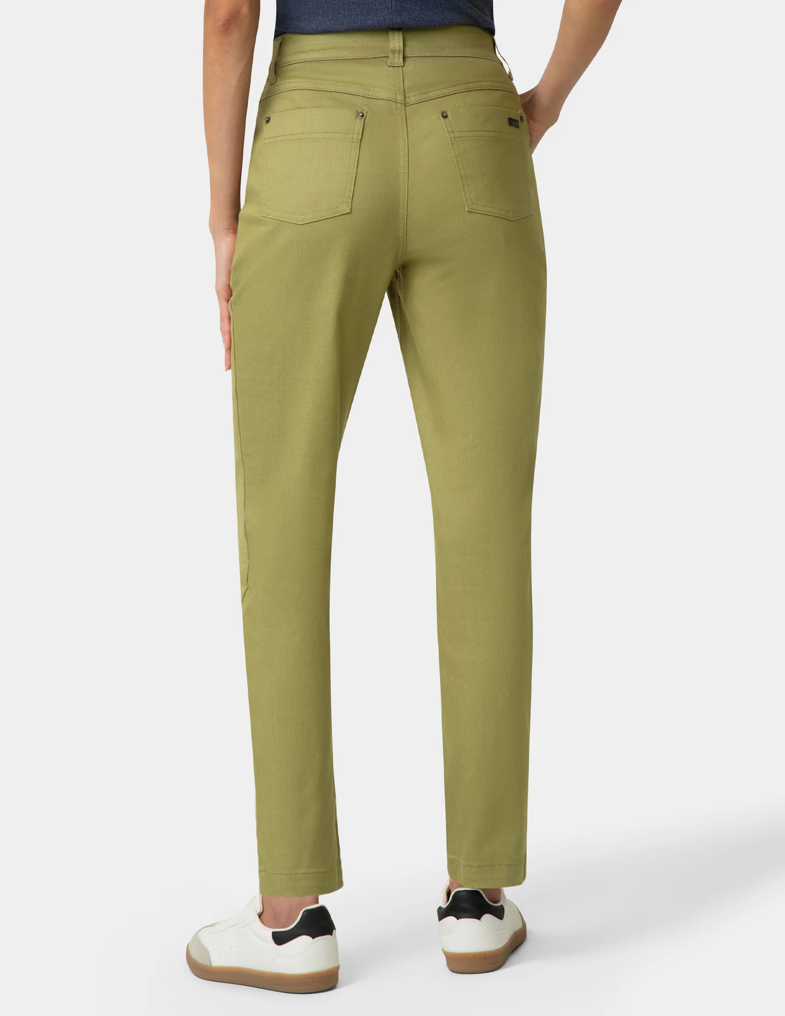 Crosshatch Denim Straight Leg Pant - Image 3