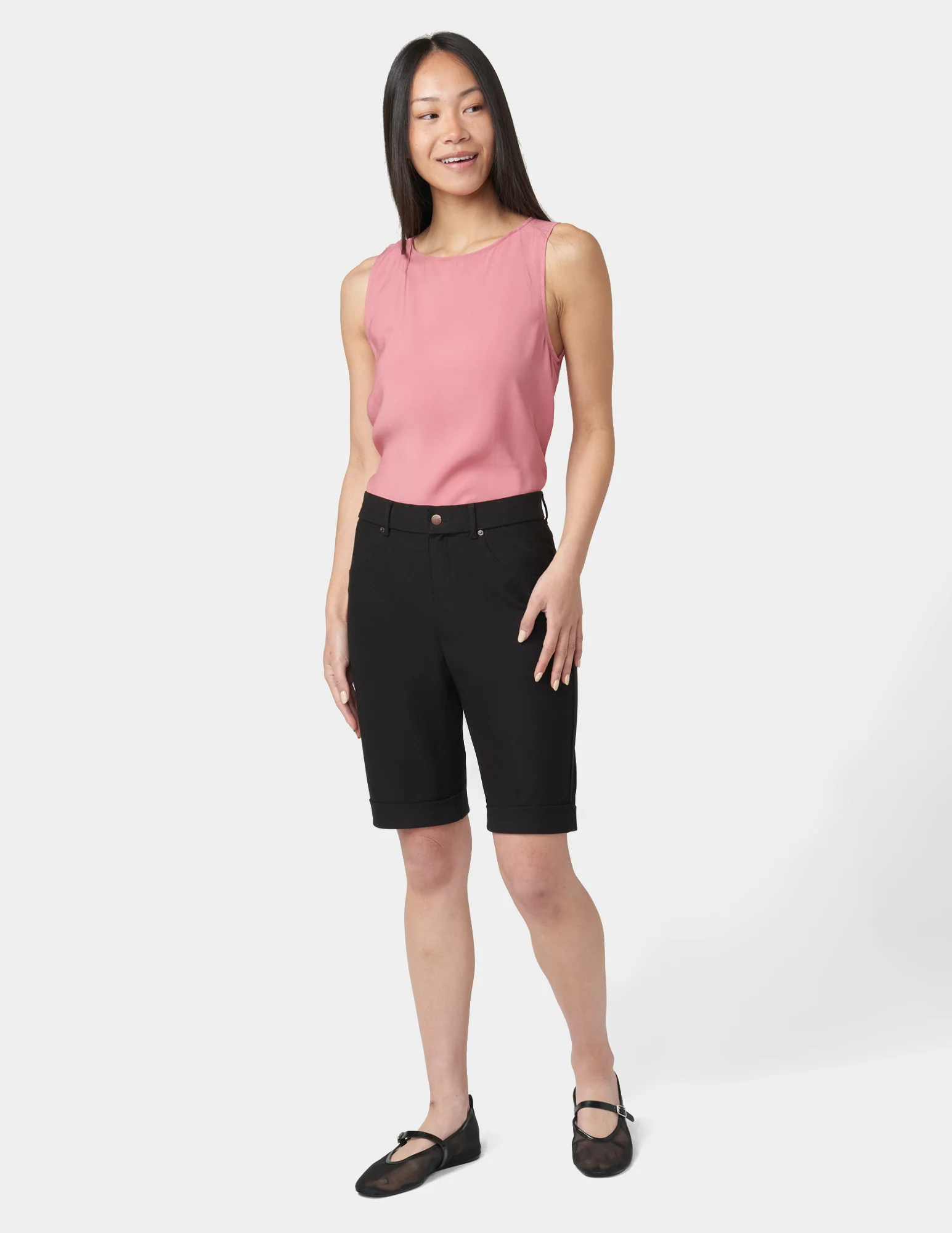 Cuffed Essential Denim Short - Image 2