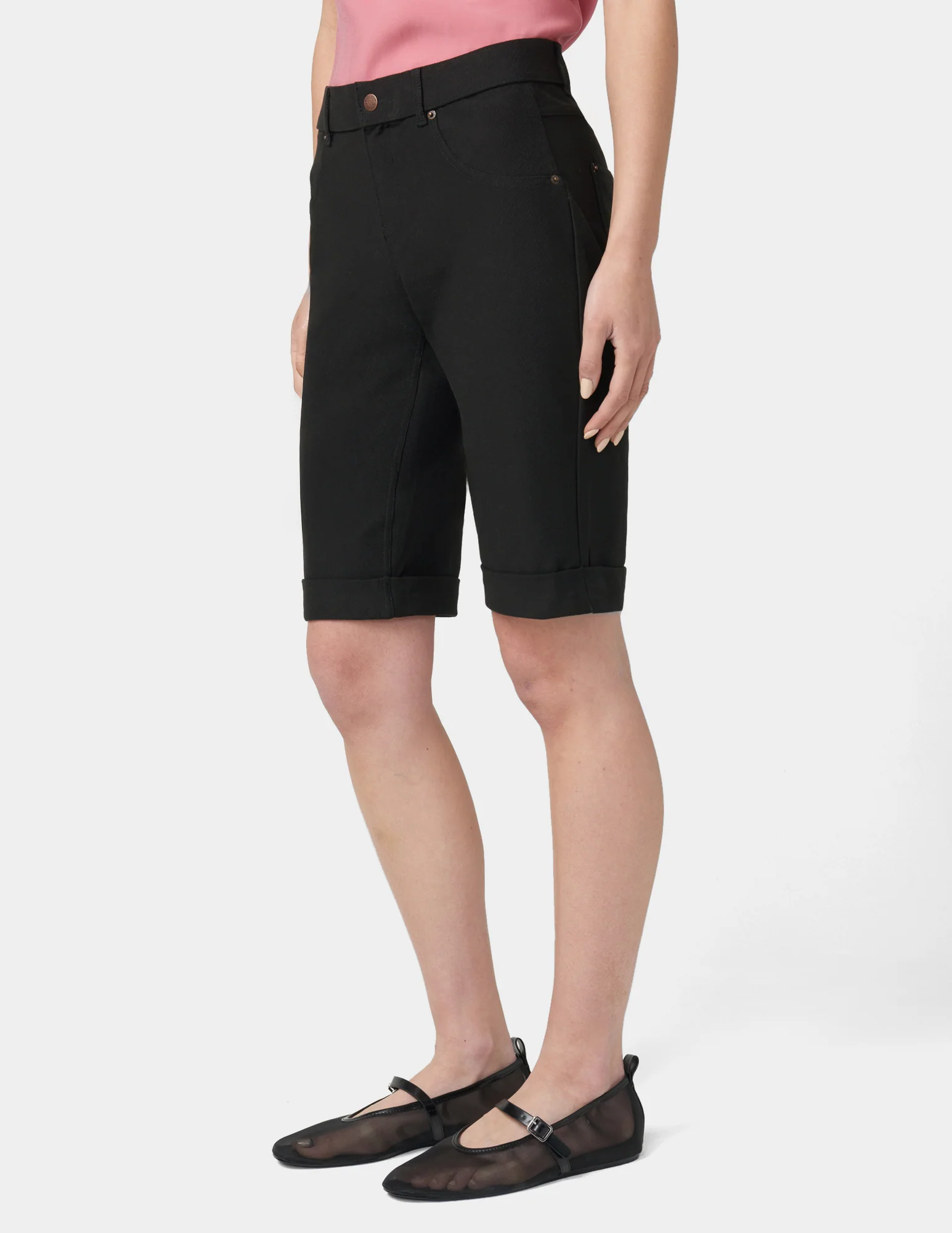 Cuffed Essential Denim Short - Image 4