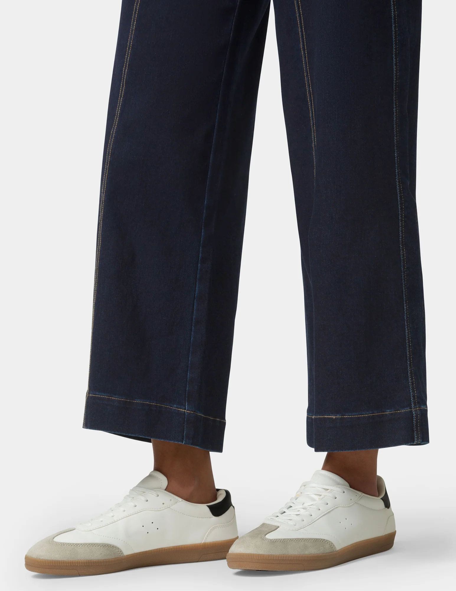 Fine Lines Denim Crop Wide Leg Pant - Image 6