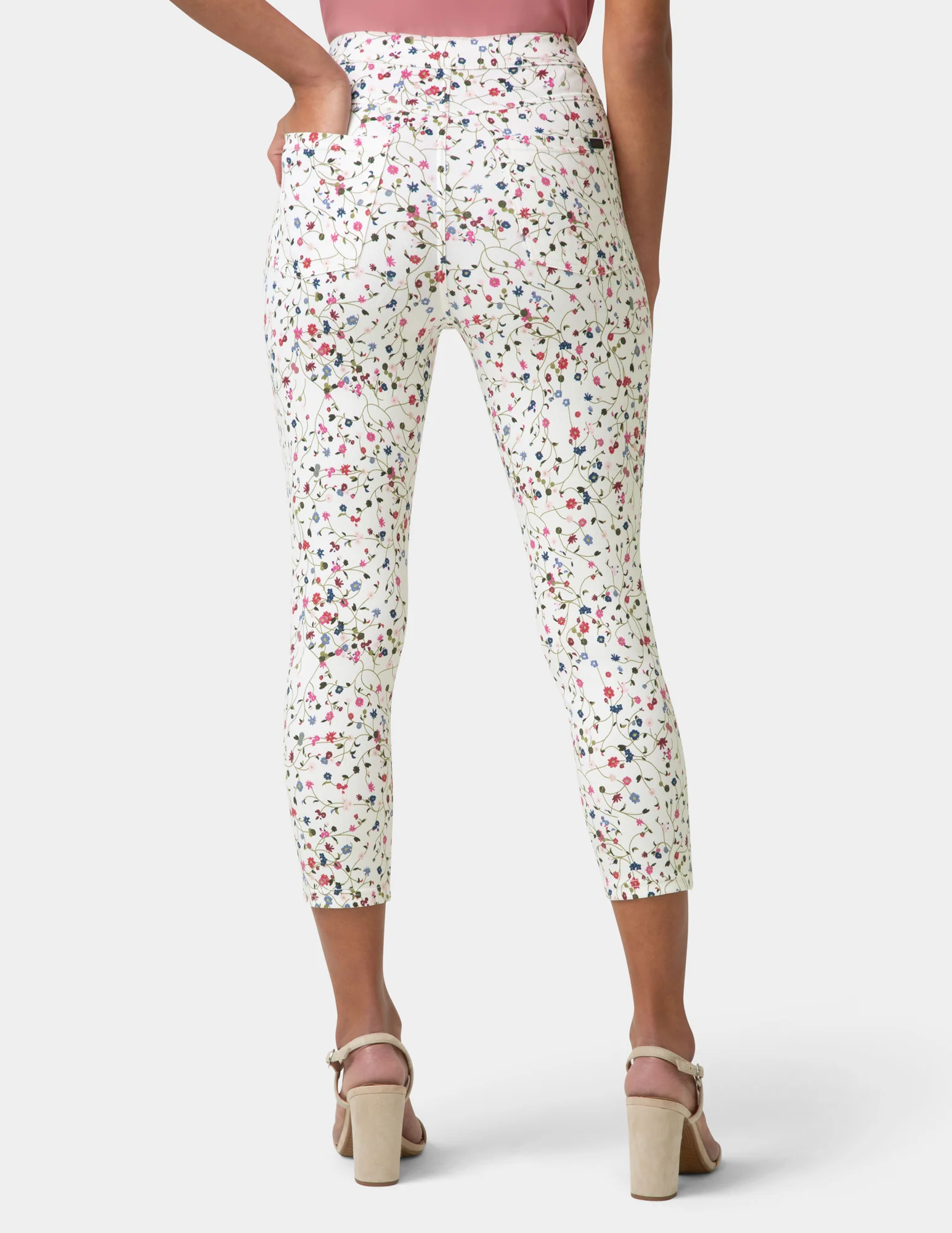Floral Ultra Soft Denim Capri - Image 3