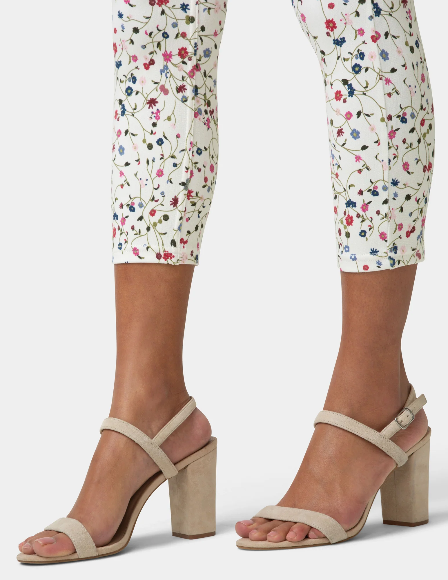 Floral Ultra Soft Denim Capri - Image 5