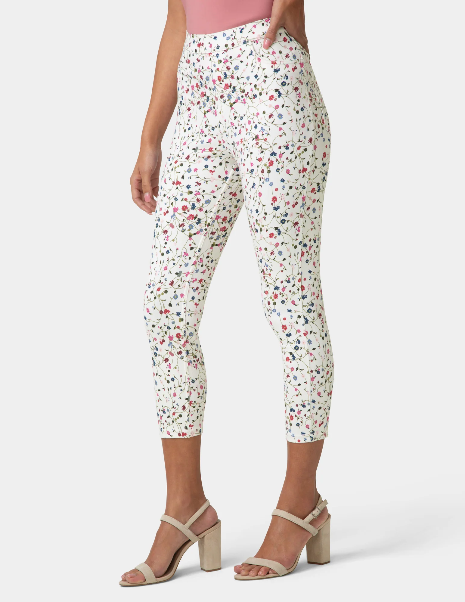 Floral Ultra Soft Denim Capri - Image 6