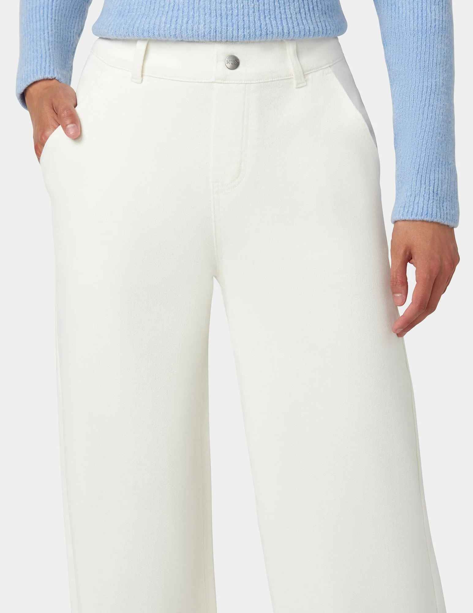 Olivia Wide Leg Denim Pant - Image 5