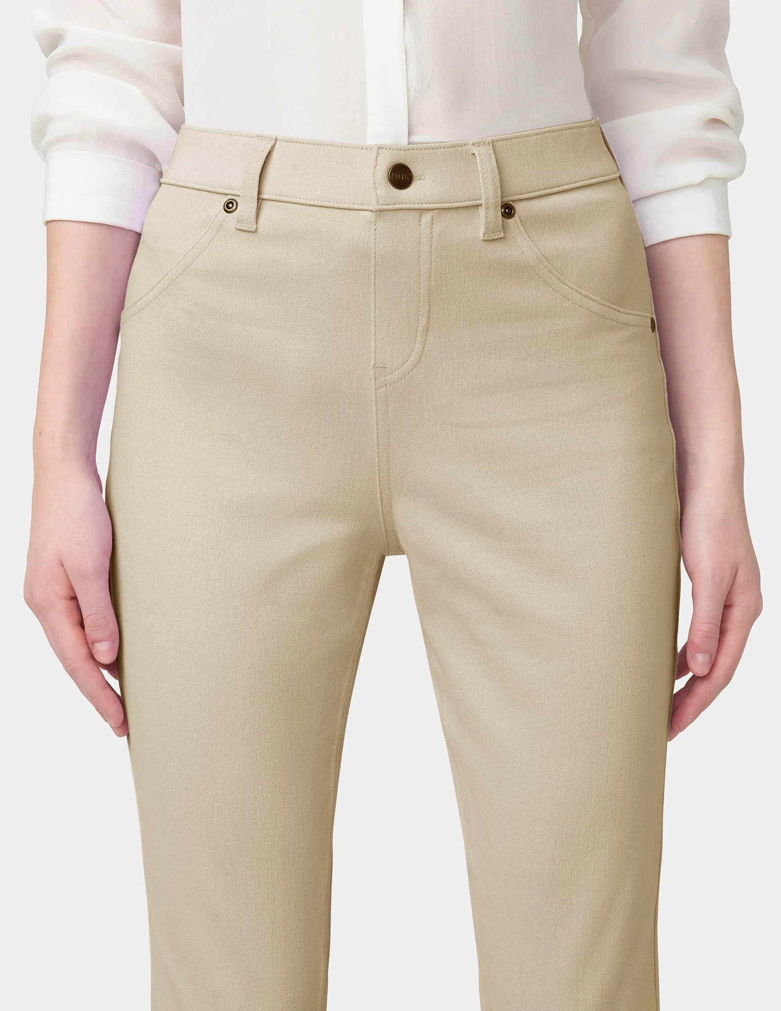 Hi-Rise Ultra Soft Denim Capri Legging - Image 4