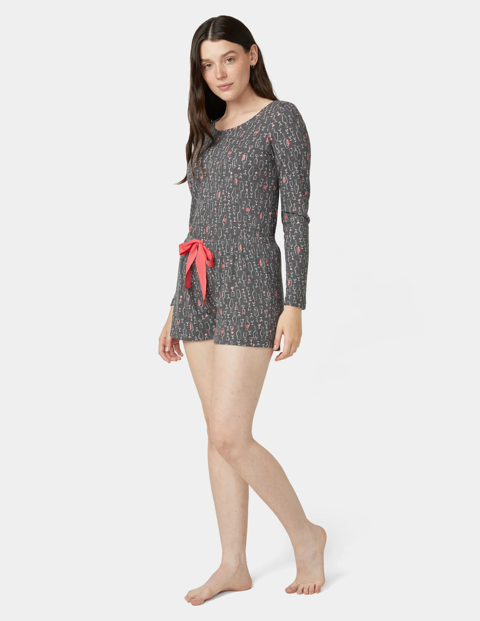 Long Sleeve Waffle Boxer Set - Image 3