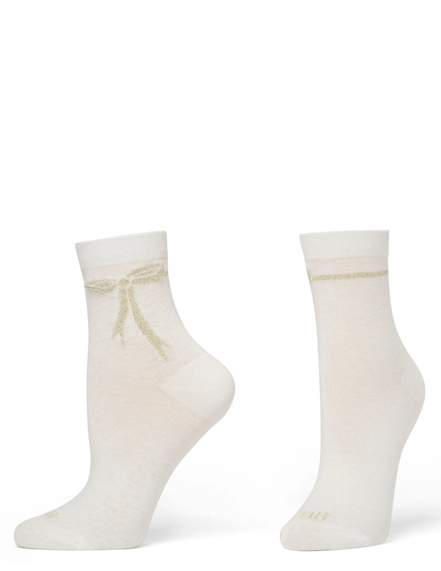 Metallic Bow Sock - Image 2