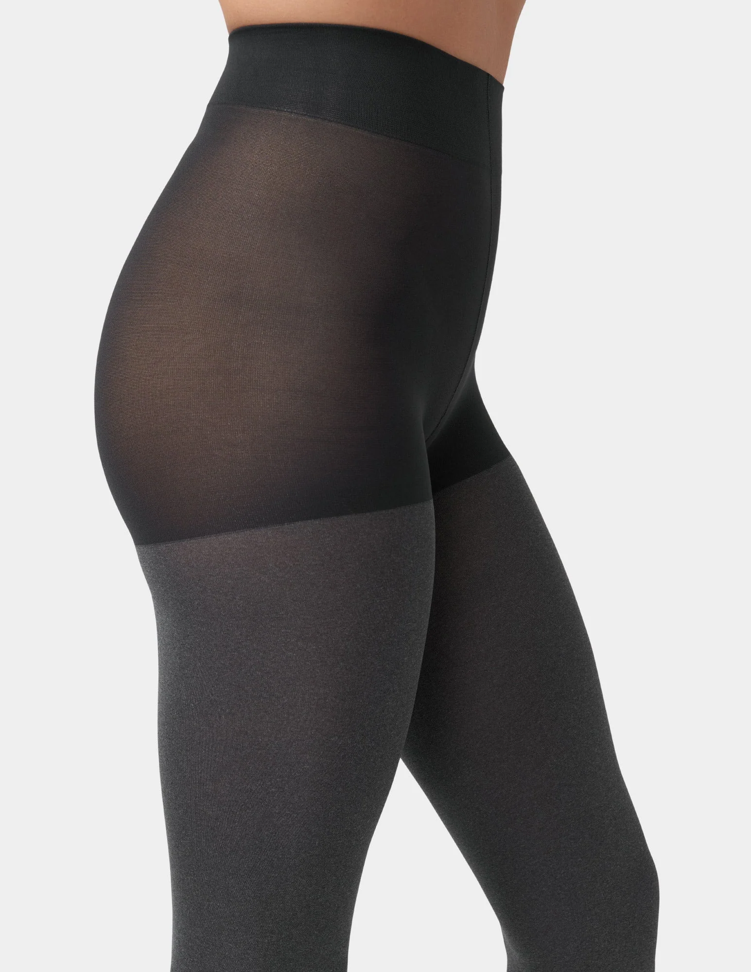 Opaque Tights with Control Top 2 Pack - Image 2