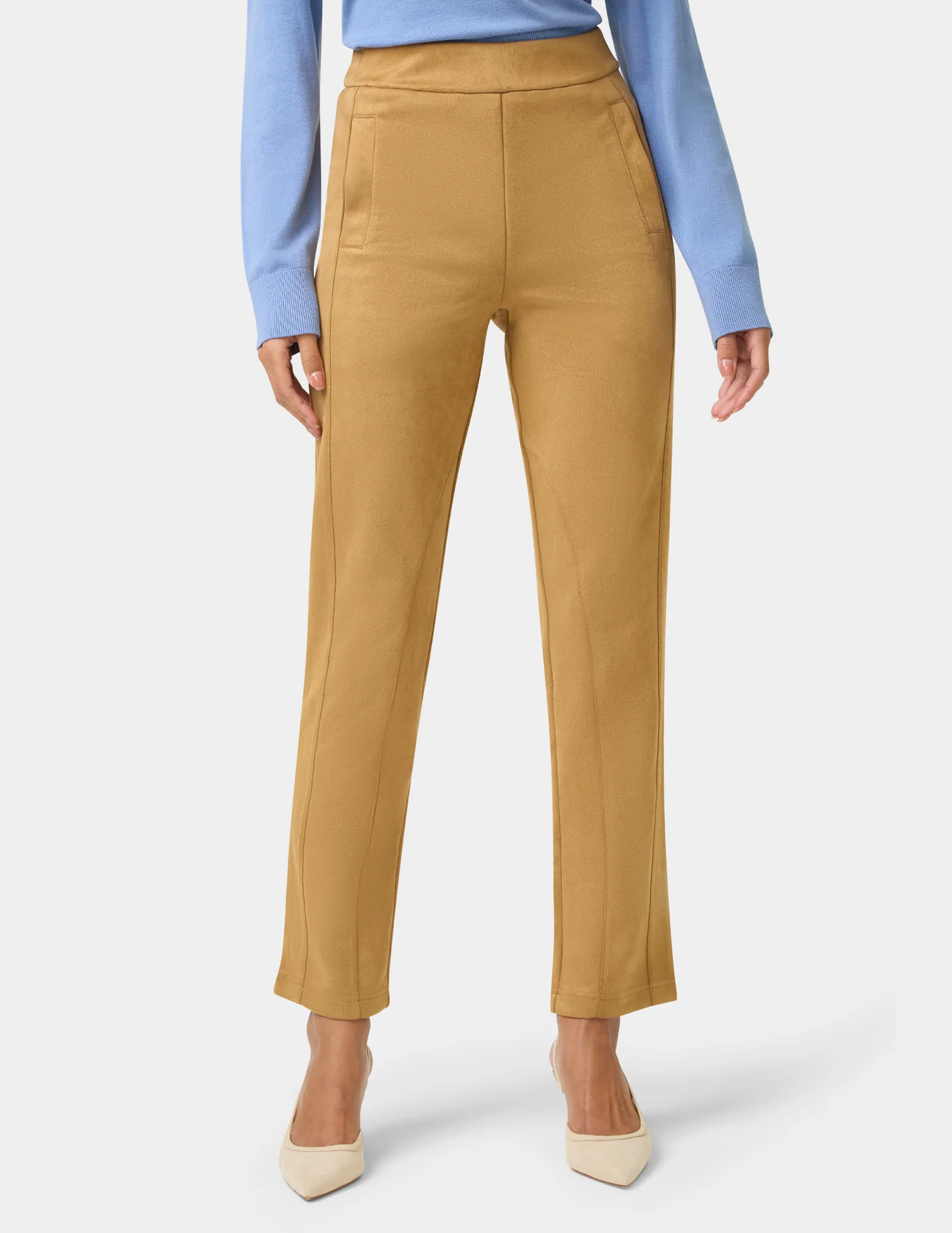 Ride or Die Suede Pull-On Pant