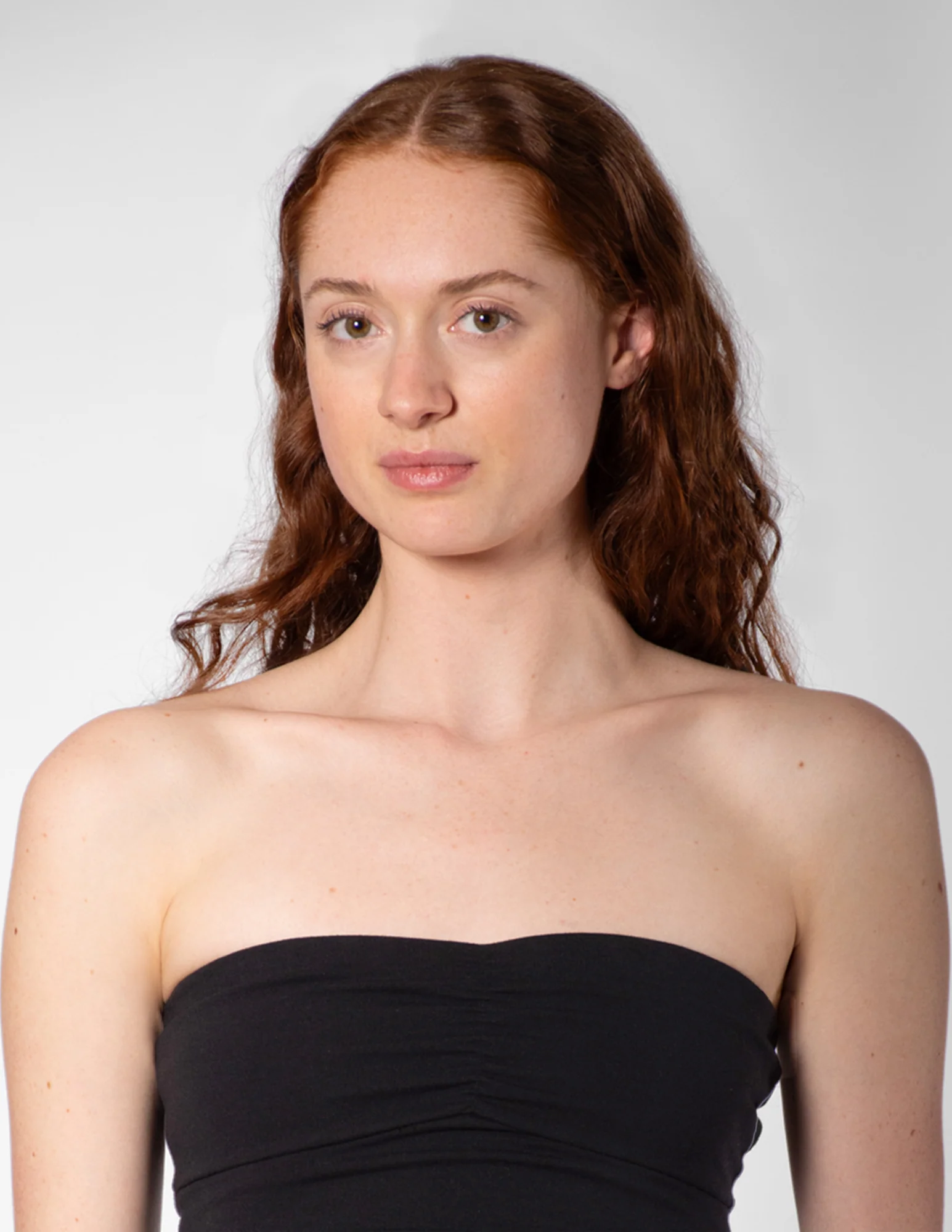 Ruched Blackout Cotton Midriff Bandeau - Image 4