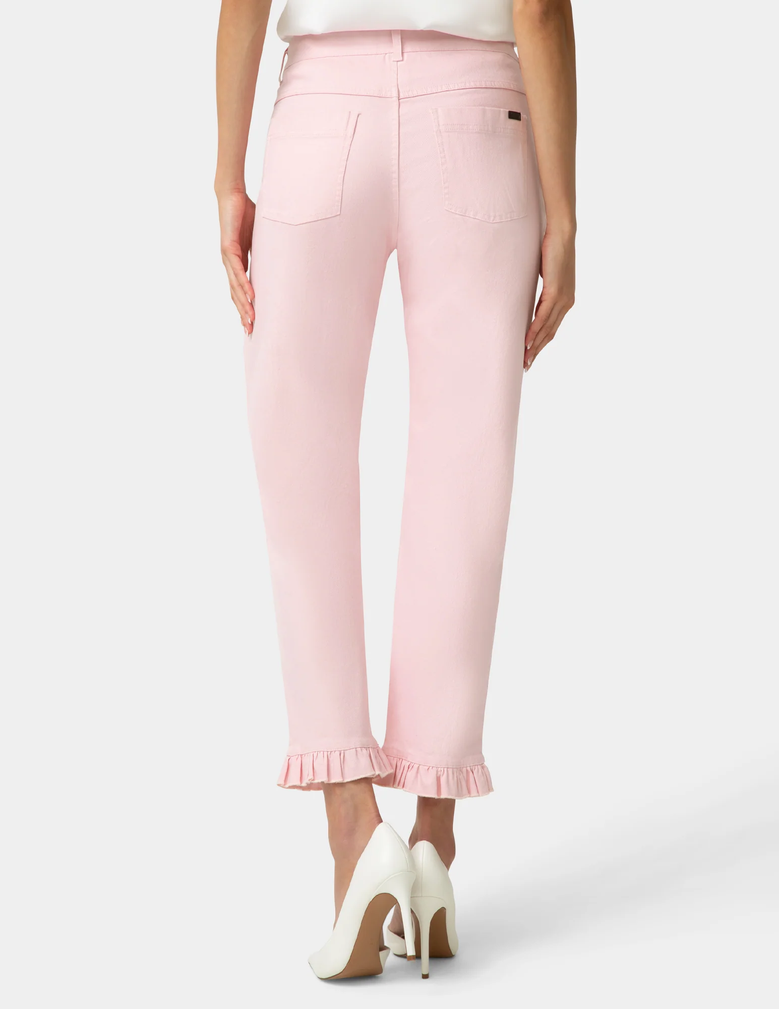 Ruffle Denim Skimmer - Image 3