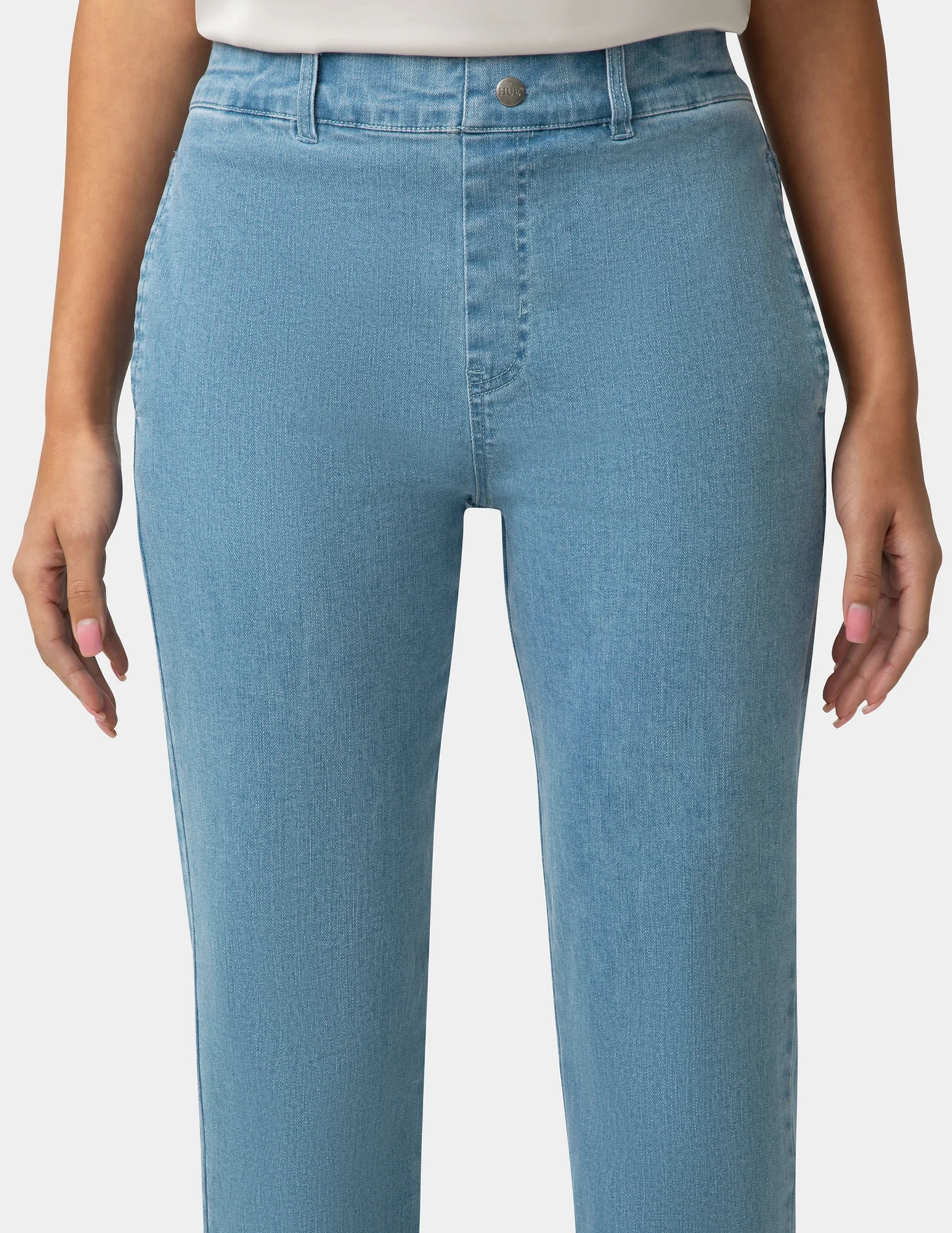 Ruffle Denim Skimmer - Image 4