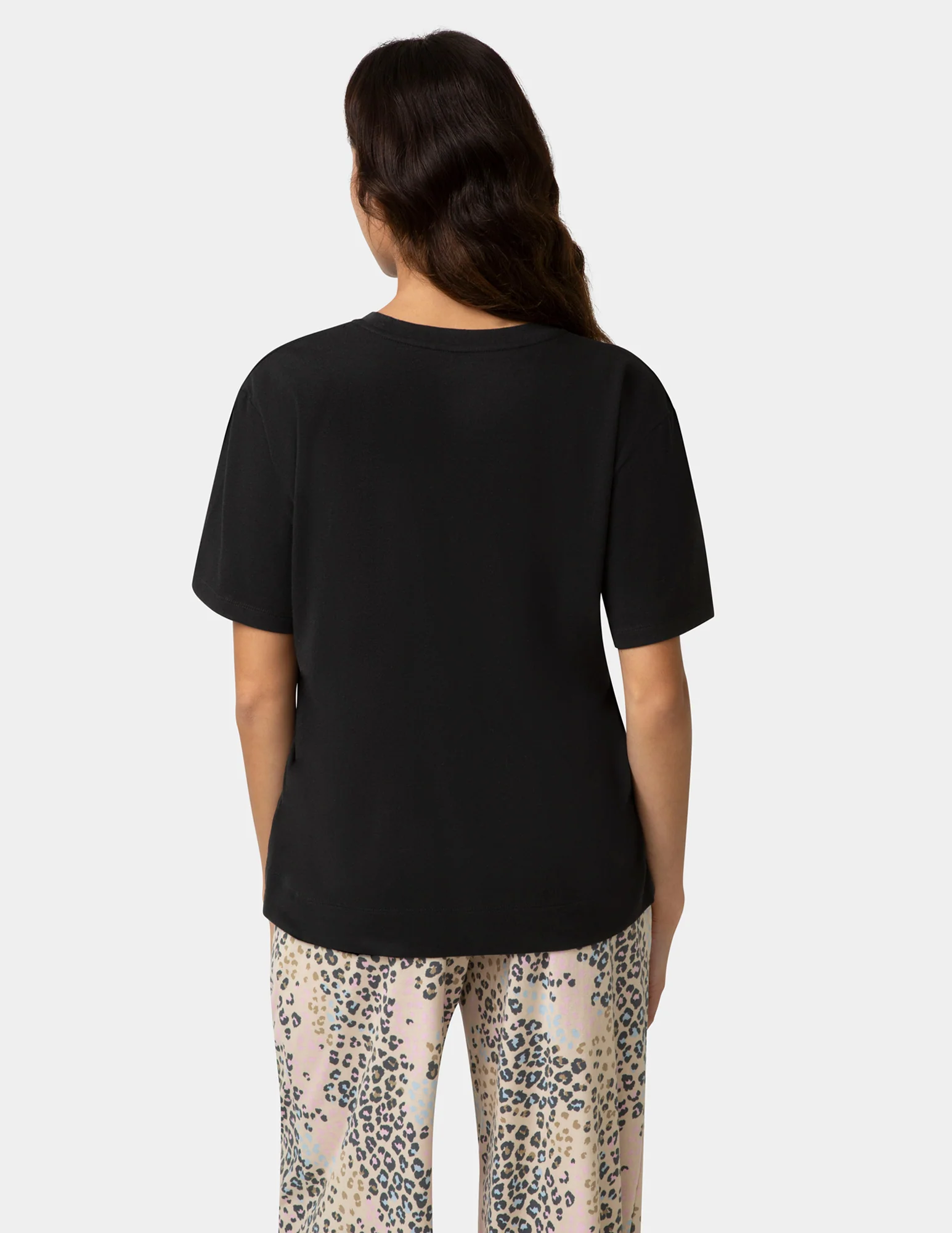 Short Sleeve Cotton Candied Boxy PJ Tee - Image 5