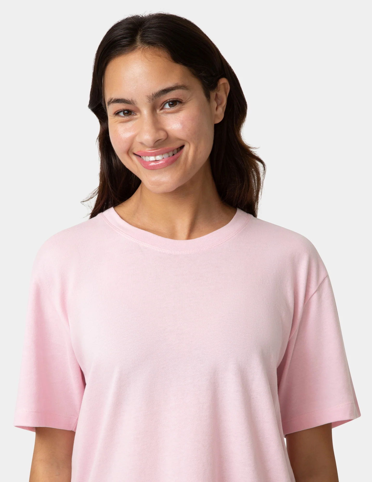 Short Sleeve Cotton Candied Boxy PJ Tee - Image 4