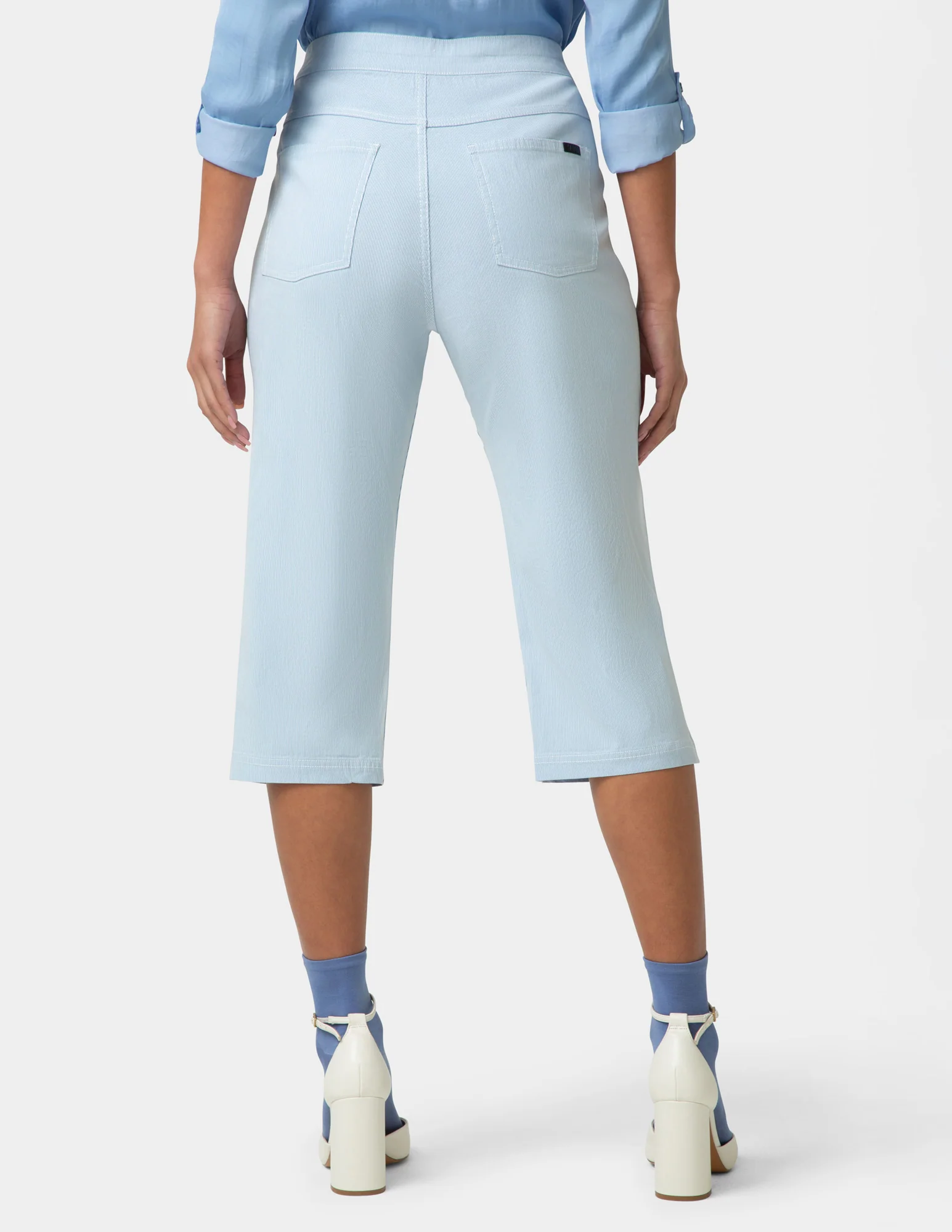 Spring Stripe Pedal Pusher - Image 3