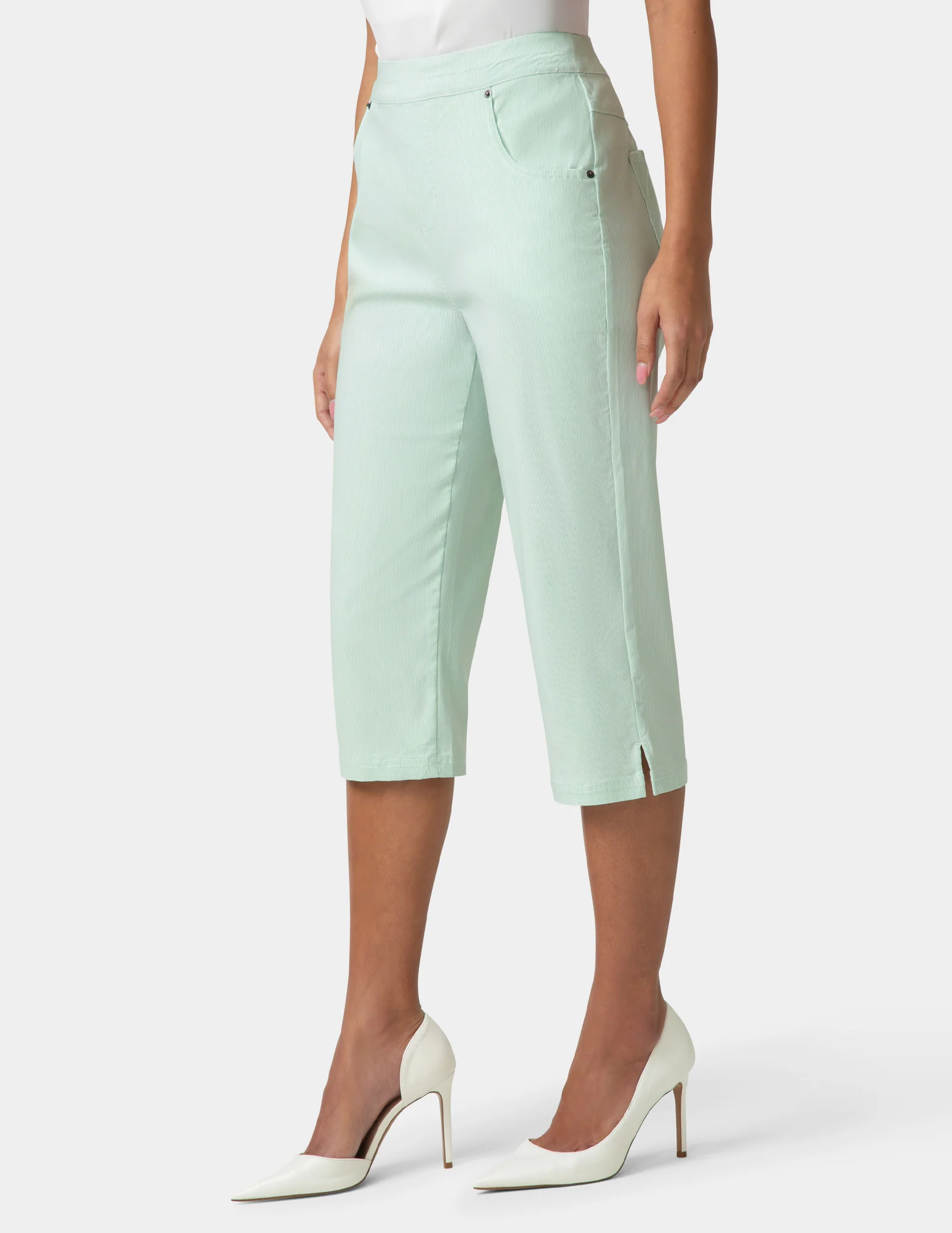 Spring Stripe Pedal Pusher - Image 6
