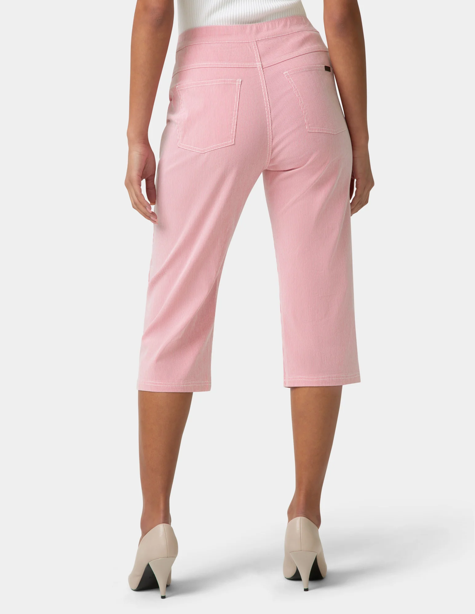Spring Stripe Pedal Pusher - Image 3