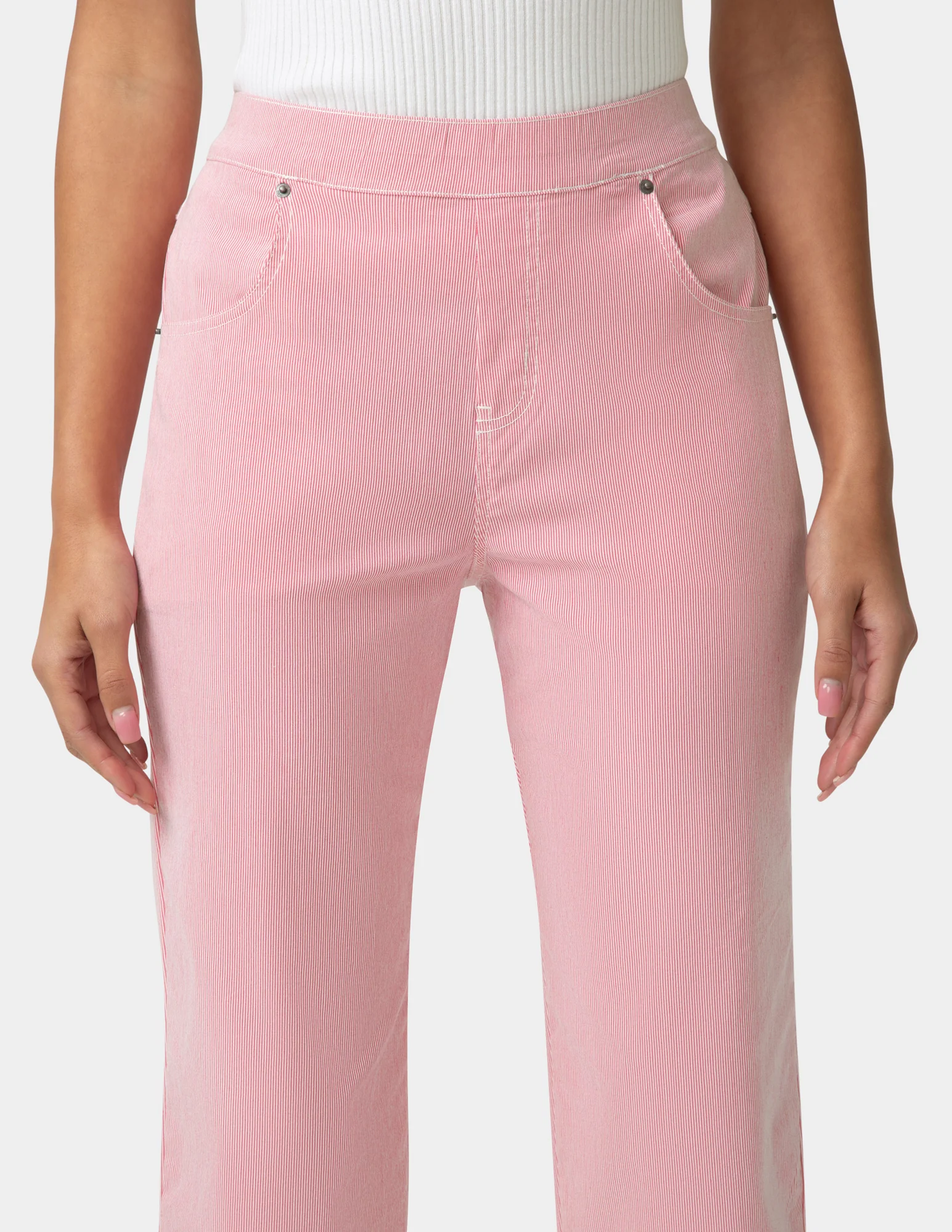 Spring Stripe Pedal Pusher - Image 4