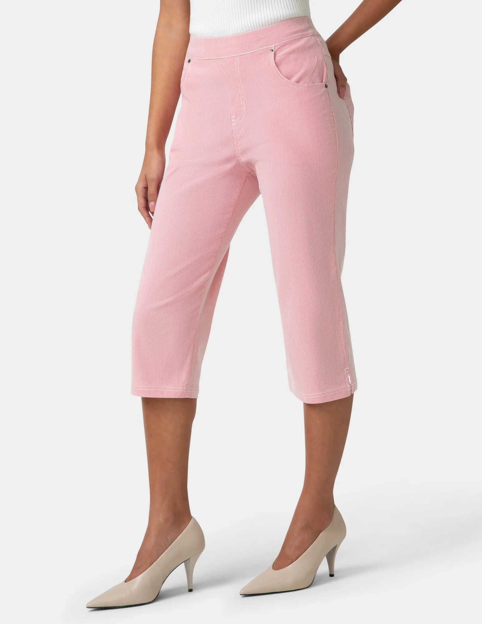 Spring Stripe Pedal Pusher - Image 6