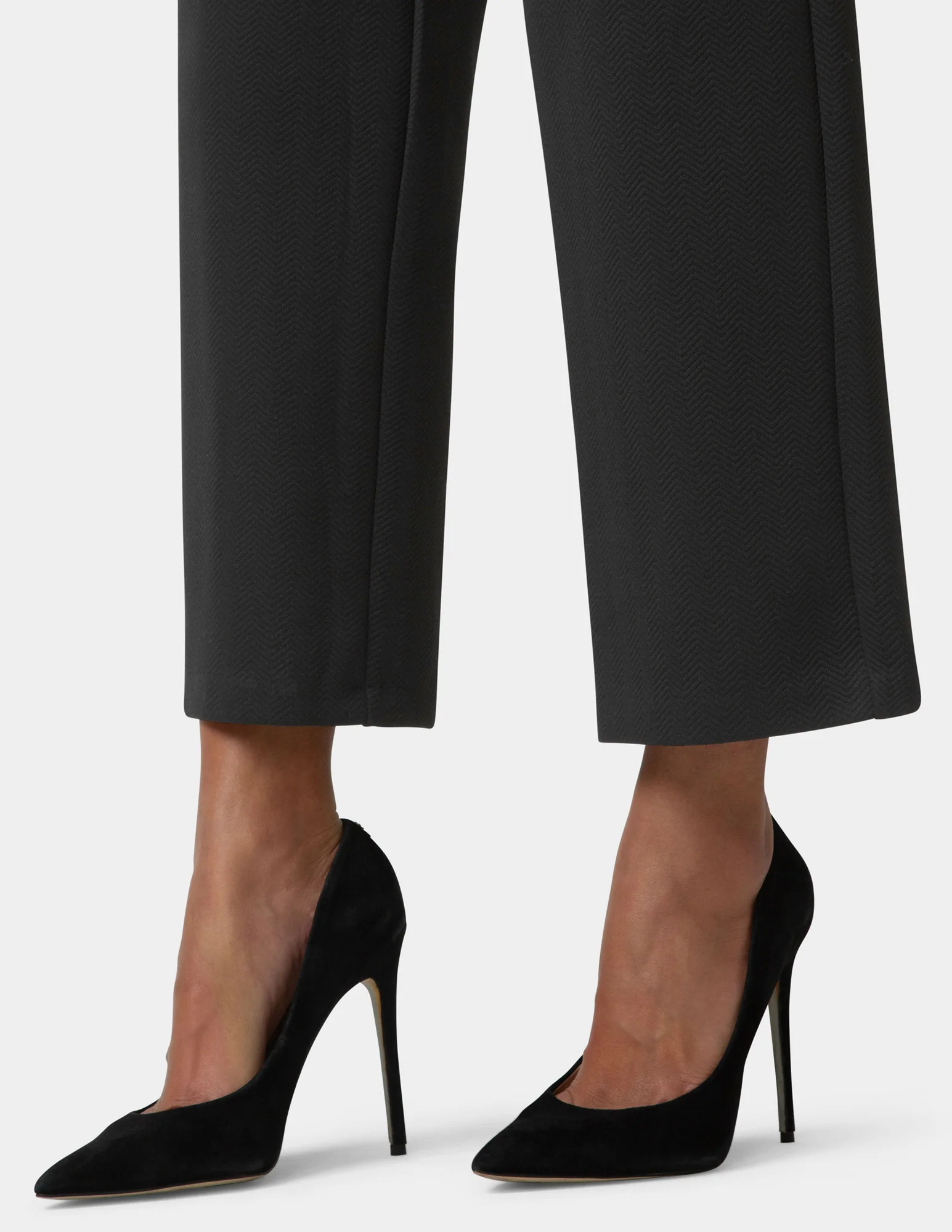 Textured Cropped Wide Leg Pant - Image 5