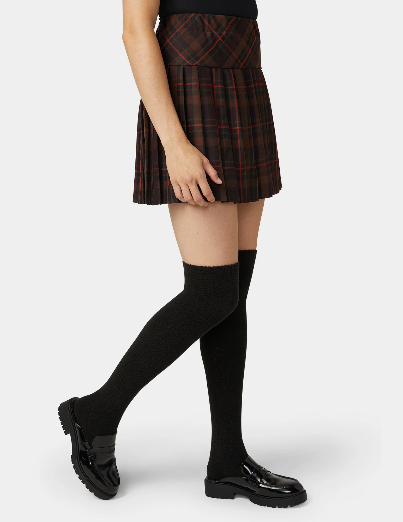 Tonal Houndstooth Knee High - Image 6